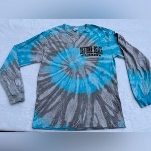 Daytona Beach Florida Tie Dye Long Sleeve T-shirt